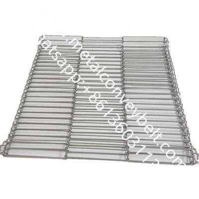 Stainless steel wire mesh ladder conveyor belt for egg transportation