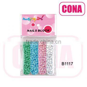 hot sale custom design glitter mini nail file