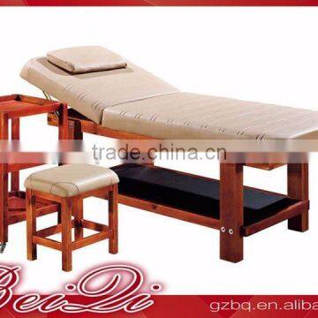 Beiqi Strong Solid Wood Salon Furniture Facial Bed Massage Table Portable Massage Bed