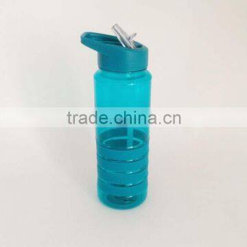 Plastic Sports Drinking Water Bottles With Silicone Ring photo-6