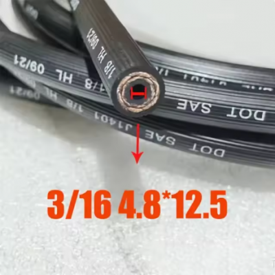 QDGY Brand High Quality SAE Hydraulic Air A/C Fuel Oil Power Steering Rubber EPDM Brake Hoses Tube Pipes Car Truck Direct China photo-2