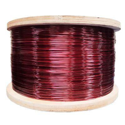 Hot Sale 3 AWG 5000V Single Core  Electrical aluminum wire for Transformer Coil winding
