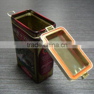 airtight tea tin box