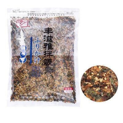 Furikake/Flavored Rice Seasoning Suitable for Mixing With Rice, Sushi, Sandwiches, Salads, Etc. 500g–520g per Bag, 20 Bags per Carton