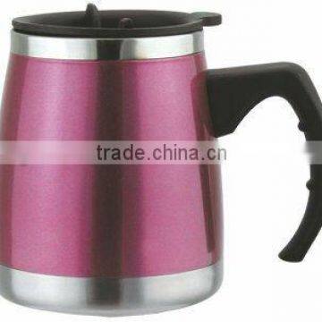 400ml/500ml hot sale double wall stainless steel coffee mug wholesale