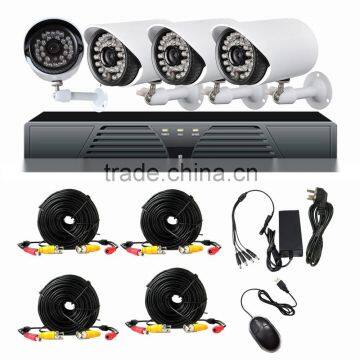 4 Channel 960H DVR 4PCS 700TVL IR Weatherproof Outdoor CCTV Camera system Home Security System Surveillance Kits                        
                                                Quality Choice