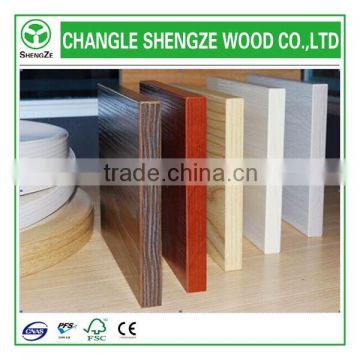 melamine mdf with edge banding for furniture from china shengze wood