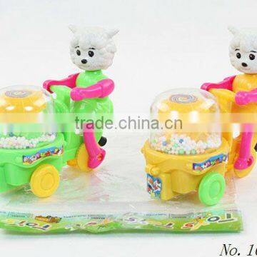 newest plastic pull line car toys with light