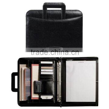 Multifunctional travel document holder portfolio with handle