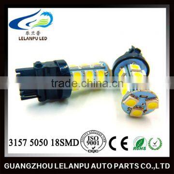 3157 3156 18smd 5050 LED Brake Stop Tail Light Bulbs - White photo-2