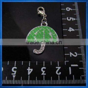 Shiny Enamel Umbrella Charm,DIY charms