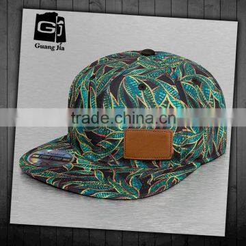 Guangjia Design Flat Brim Better Plain Cheap Hip Hop Flat Cap Wholesale