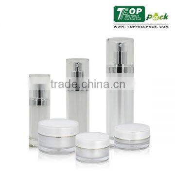 wholesales Cosmetic Packaging Plastic Lotion Spray Bottle Cosmetic Plastic Bottle Acrylic Pump Bottle