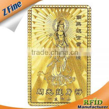 Metal card manufactuer Metal id card VIP card /gold metal busniess card