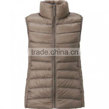 winter cusotm women down vest wholesale