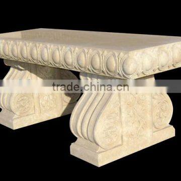 2016 New Product Perfect Curved Magnesium Oxide Patio Furniture Garden Bench