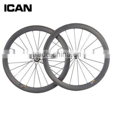 ICAN Tuleless wheels Carbon 50mm clincher road wheels