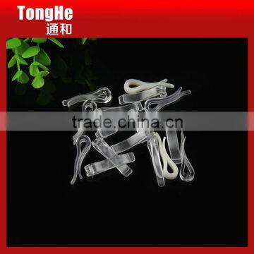 Milky Plastic Clip with adhesive for Shirt Packaging Clips