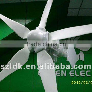 Low carbon 800w wind turbine for house use