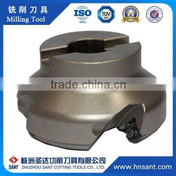 Low Cutting Flow Indexable Face Milling Tool