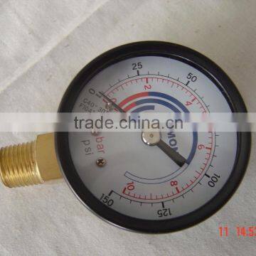 Diaphragm gas low pressure gauge