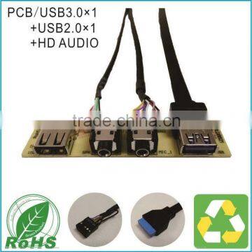 USB 2.0 and USB 3.0 USB header PCB motherboard cable