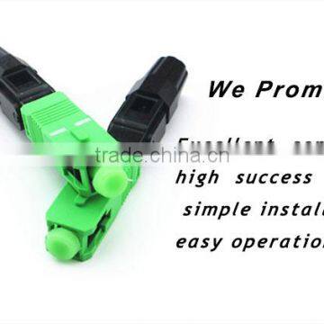 China Supplier Embeded FTTH Optial Fiber SC APC Fast Connector