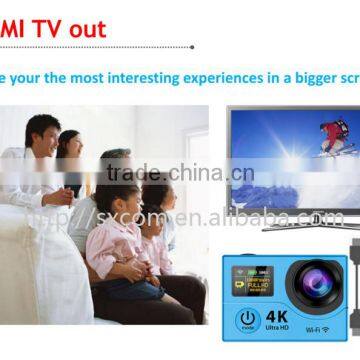 hot sales! WiFi/remote control Waterproof Dual Screen 4K 25fps/ 2.7K 30fps/ 1080P 60fps HD Sports Camera--DV-24