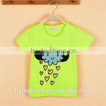 Round Neck Style T Shirts Cotton Children Short Sleeve T Shirts