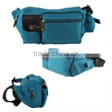 colored canvas waist bag