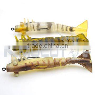 Kmucutie CHS006 In stock soft shrimp lure high quality plastic soft fishing lure for cuttlefish