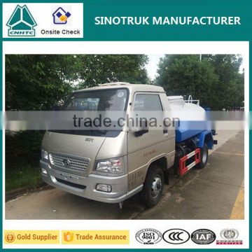 2000L Foton Mini Water Truck for Sale