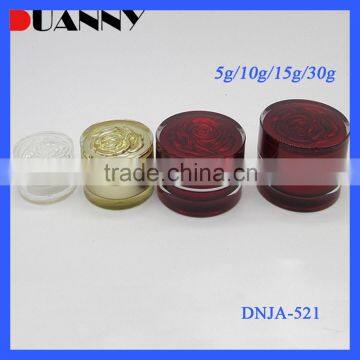 2015 New Style Plastic 15G 30G 50G Acrylic Jar for Cosmetics,Cosmetic Jar 2015