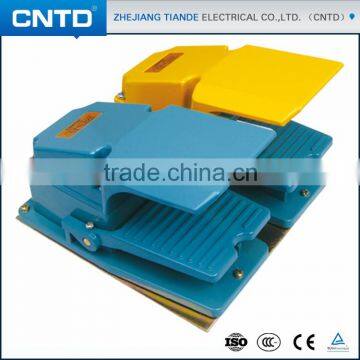 CNTD Chinese Factory Protective Guard Double Action Metal Industrial Foot Switch 2 Step Push Button                        
                                                Quality Choice