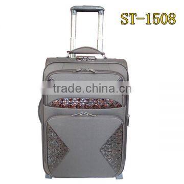 manufacture supplier 210d lining travel luggage bag