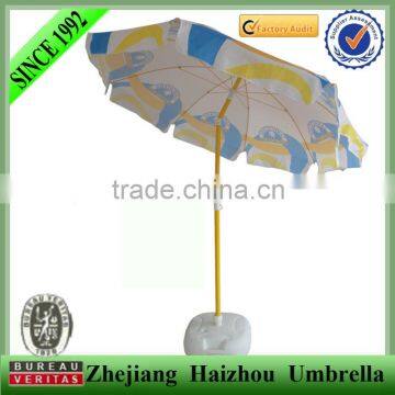 beach umbrella with printing for promotional 2m size