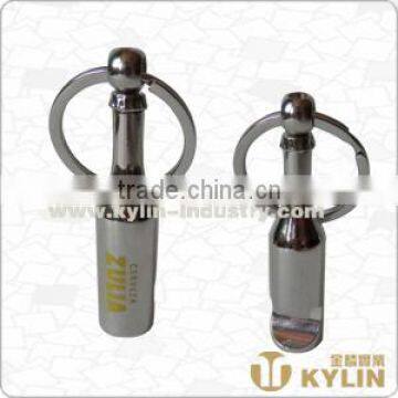 mini bottle shape opener with keyring