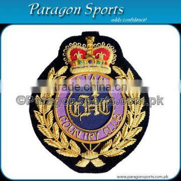 Handmade Bullion Embroidered Uniform Blazer Badge PS-123