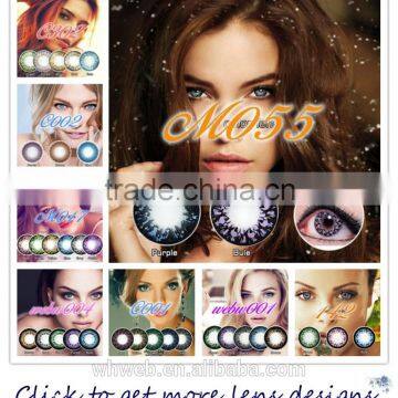 2016 tri color contact lens barbie contact