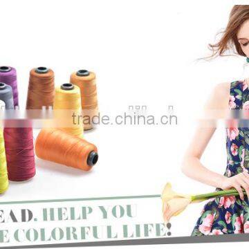 Yellow Colour 402 Polyester Sewing Thread for Made in China photo-5
