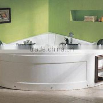 Cheap Corner acrylic massage bathtub price G656