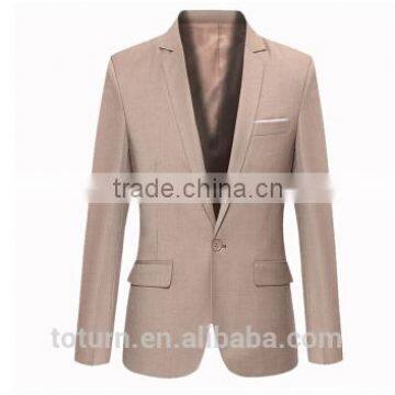 2016 Wholesale Good Quality Clasic Fashion Stylish Formal Custom Slim Fit Claret Khaki Blue Black Leisure Business Men Blazer