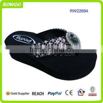 Fashion ladies rhinestone flip flops wholesale