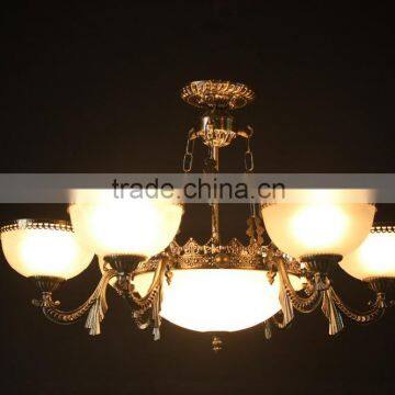 popular classical glass ball decorative fixture ceiling lamps with traditional metal