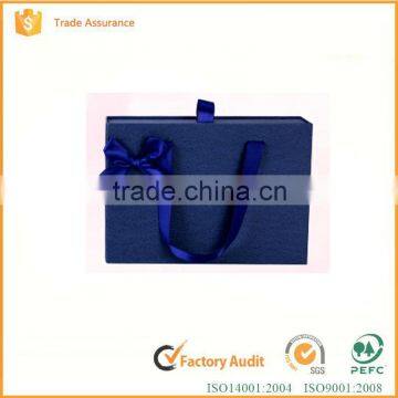 Delicacy Printed Customized Paper Gift Box Luxury With Bowknot Supplier's Choice photo-4