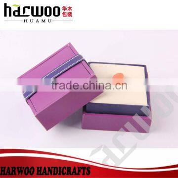 Classical Leatherette Paper Ring Box Custom Leather Jewelry Box Wholesale photo-3
