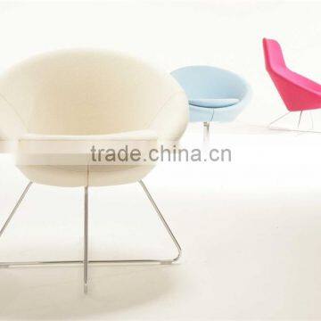 Conic Lounge Chair With Headrest Conic Lounge Chair Conic Tub Chair on Pedestal Base for Living Room H-10HB