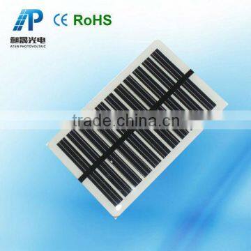 0.077W 5.5V 140MA mono solr panel with epoxy resin