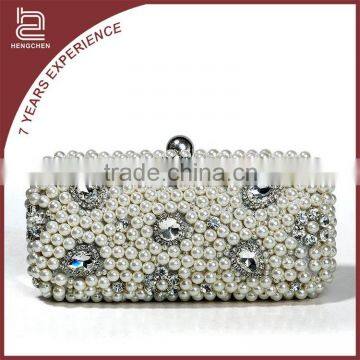 Factory supply hot fashion beaded evening bag for Wedding Party
