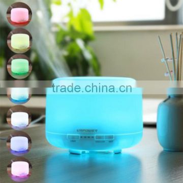 500ml New Ultrasonic Aroma Diffuser / PP Portable Fragrance Diffuser with 4 Timer Settings